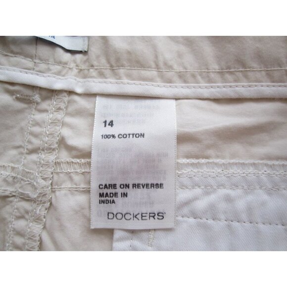 New Women Dockers Cotton Favorite Fit Mid Rise Capri Pants Sz 14 (WP112) - Picture 10 of 11
